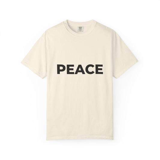 Peace Graphic T-Shirt — Bold Minimalist Peace Tee Printify
