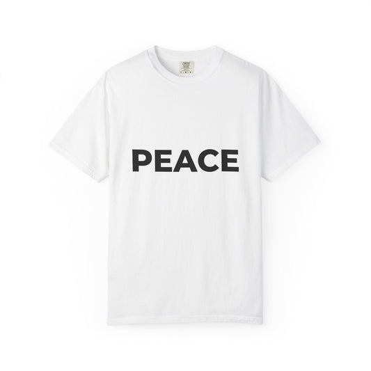 Peace Graphic T-Shirt — Bold Minimalist Peace Tee Printify